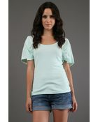 Prairie Underground Paper Cloud Tee in Mint - Lyst