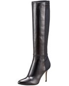 Jimmy Choo Keren Napa & Stretch Suede Knee Boot - Lyst