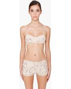 3.1 Phillip Lim Printed Henley Bralette - Lyst