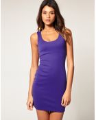 ASOS Collection Asos Bodycon Dress with Strappy Back - Lyst