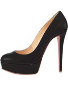 Christian Louboutin Bianca Patent Platform Pump - Lyst