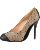 Maison Martin Margiela Fishnet Arch-detail Pump - Lyst