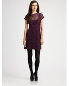 Nanette Lepore Fling Lace Dress - Lyst