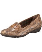 Aquatalia by Marvin K Weatherproof Snake-print Loafer - Lyst