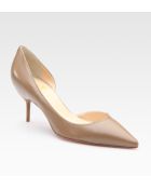 Christian Louboutin Leather Point Toe Dorsay Pumps - Lyst