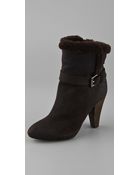Joie Strange Things Suede Booties - Lyst