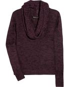 Elizabeth And James Knitted Cotton-blend Sweater - Lyst