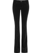 J Brand Lovestory Low-rise Stretch-corduroy Flared Jeans - Lyst
