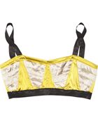 Marni Silk-satin Bandeau Bra - Lyst