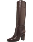 Christian Louboutin Belted Knee Boot - Lyst