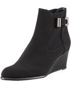 Stuart Weitzman Gortex Wedge Ankle Boot - Lyst