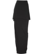 Rick Owens Lilies Double Layered Maxi Skirt - Lyst
