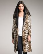 Elizabeth And James Foster Leather-lapel Coat - Lyst