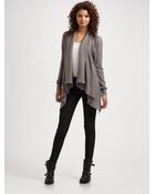 Splendid Pointelle Open Cardigan - Lyst