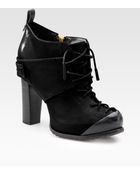 McQ by Alexander McQueen Leather Lace-up Ankle Boots - Lyst