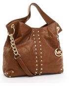 Michael Kors Uptown Astor Large Shoulder Tote, Orange - Lyst