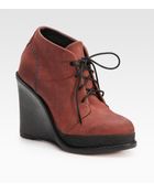 Rag & Bone Odval Desert Suede Wedge Ankle Boots - Lyst