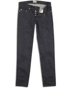 Naked & Famous Weird Guy Deep Indigo Selvedge Jeans - Lyst