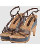 Costume National Platform Sandals - Lyst