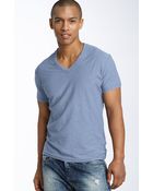 Diesel Tos Extra Trim Fit V-neck Slub T-shirt - Lyst