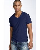 Diesel Tos Extra Trim Fit V-neck Slub T-shirt - Lyst
