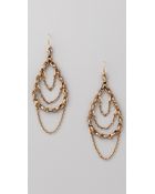 Low Luv X Erin Wasson Dangling Chains Earrings - Lyst