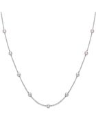 Mikimoto Akoya Cultured Pearl & Chain Necklace - Lyst