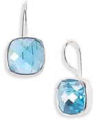 Nunu Designs Small Square Semiprecious Drop Earrings - Lyst