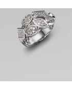 David Yurman Diamond & Sterling Silver Ring - Lyst
