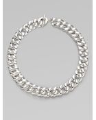 David Yurman Sterling Silver Curb Chain Necklace - Lyst