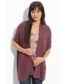 Frenchi® Pointelle Cardigan (juniors) - Lyst