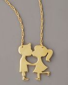 Jennifer Zeuner Kissing Pendant Necklace - Lyst