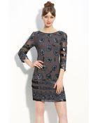 Pisarro Nights Sequin Pattern Sheath Dress - Lyst
