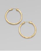 Roberto Coin 18k Yellow Gold Hoop Earrings/1¾ - Lyst