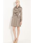 Valentino Ruffled Trench - Lyst