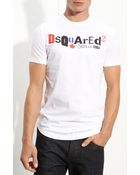DSquared² Logo Print T-shirt - Lyst