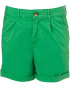 Topshop Chino Shorts - Lyst