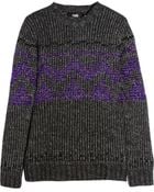 Versus Metallic Alpaca-blend Sweater - Lyst