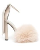 Alexander Wang Simona Fur Sandal - Lyst