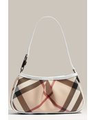 Burberry Check Print Shoulder Bag - Lyst