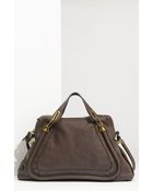 Chloé Paraty - Large Calfskin Leather Satchel - Lyst