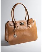 DKNY French Grain Leather Tote Bag - Lyst