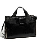 Ivanka Trump Sophie Faux Leather Briefcase - Lyst