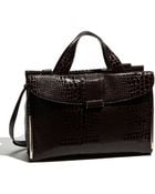 Ivanka Trump Sophie Faux Leather Briefcase - Lyst