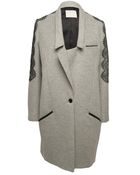 Jason Wu Richelieu A Lace-trim Coat - Lyst