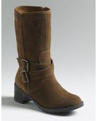Kenneth Cole Reaction More Please Suede Boots - Lyst