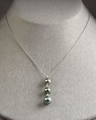 Mikimoto Three-pearl South Sea Pendant Necklace - Lyst