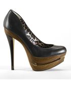 Jessica Simpson Colie Leather Platform Pumps - Lyst