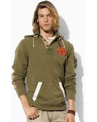 Polo Ralph Lauren Custom-fit Hooded Rugby - Lyst
