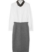 Carven Border Print Dress - Lyst